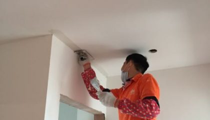 獅山御園油漆階段