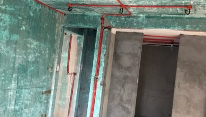 綠地中央廣場水電階段