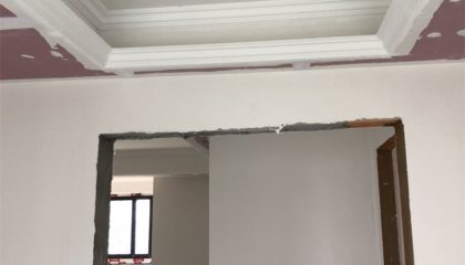 吳江萬象府油漆階段